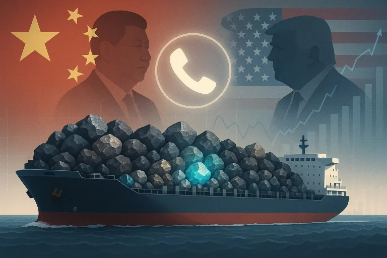 China’s rare earth exports surge to 7,338 tons in August ahead of Xi-Trump call