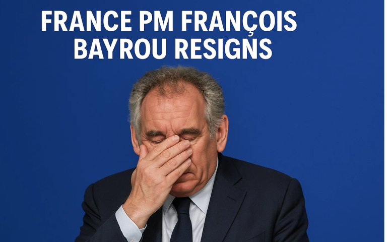 France PM François Bayrou to resign after losing confidence vote, Macron faces deadlock