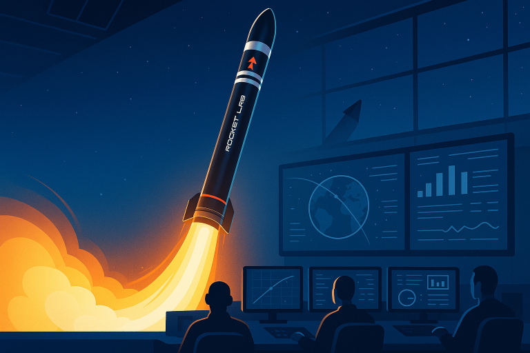 Rocket Lab stock jumps after narrower loss and record quarterly revenue