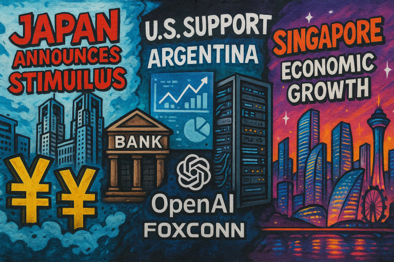 Morning brief: Japan launches $135 bn stimulus, US banks scale back Argentina support