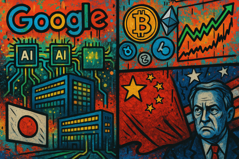 Market Brief: Google’s AI Chip ambitions, US holds calls with Japan and China amid tensions