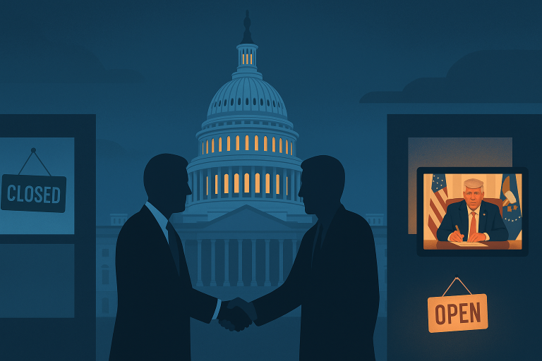 Trump signs bill ending record 43-day government shutdown after narrow house vote