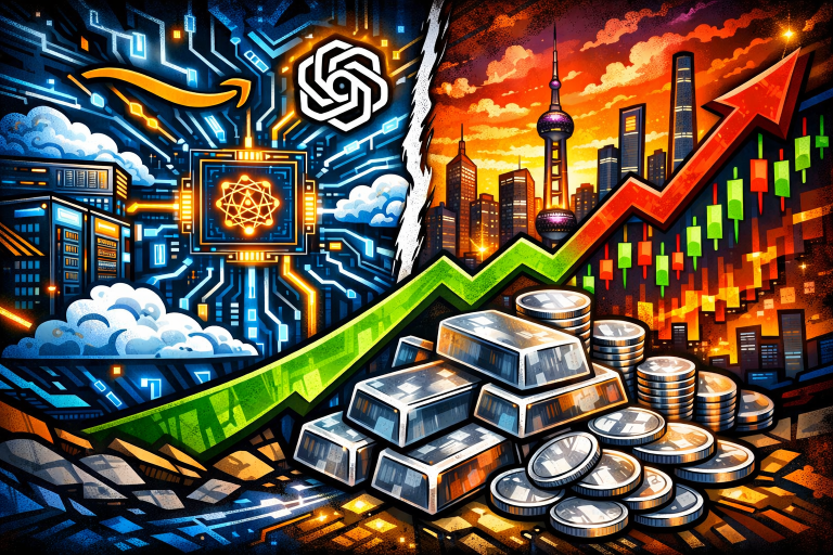 Morning brief: Amazon to invest in OpenAI, Silver hits all time high