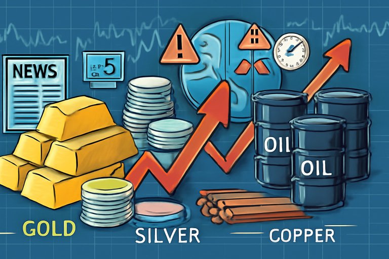 Commodity wrap: gold steady on rate cut hopes, oil rises on sanction fears