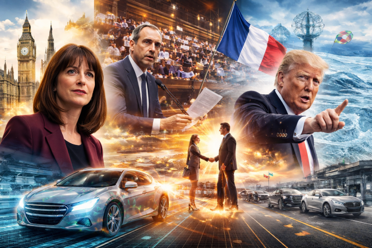 Europe bulletin: UK fiscal test, France budget crunch, Samsung’s driverless bet