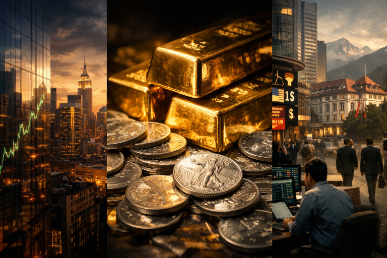 Evening digest: US growth surges, RBI defends rupee, gold and silver near record highs