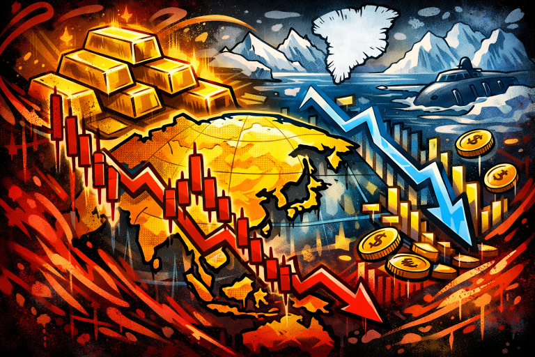 Morning Brief: Asian markets, Indian rupee slide, Greenland tensions escalate