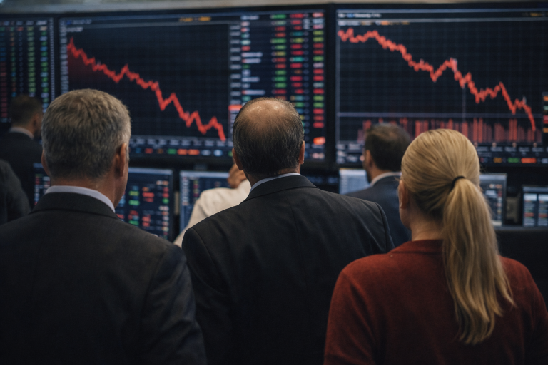 US market extends selloff on Friday, Dow Jones down 100 points